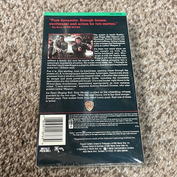 Lethal Weapon 2 vhs brand new never opened - Picture 2 of 6